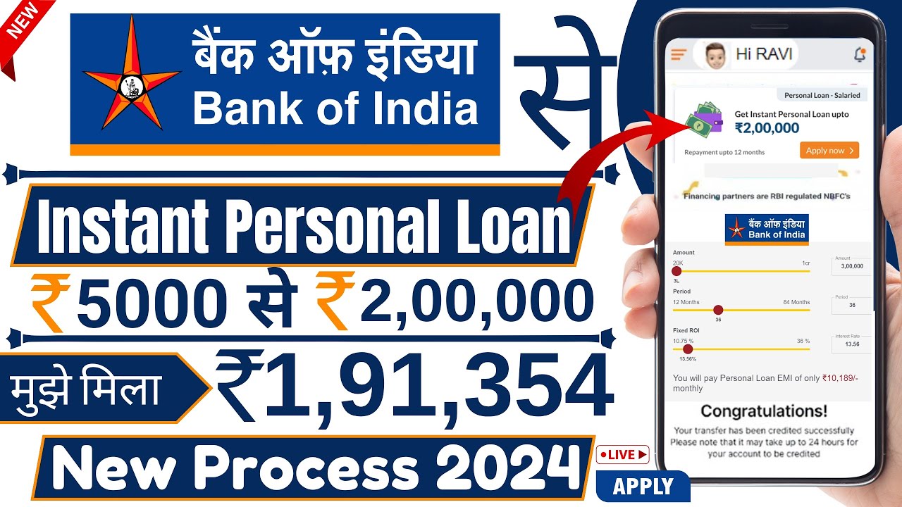 Bank Of India Personal Loan