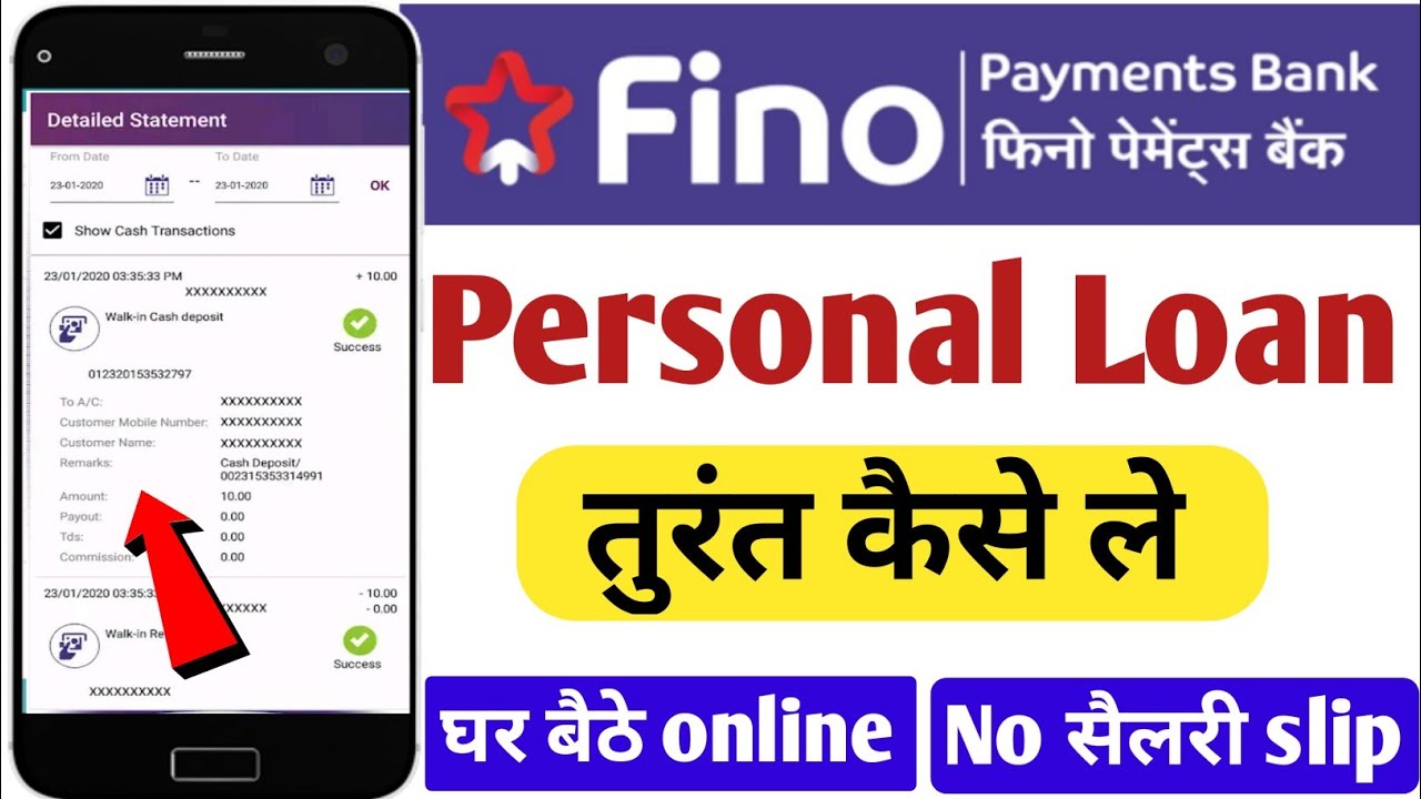 Fino Bank Personal Loan